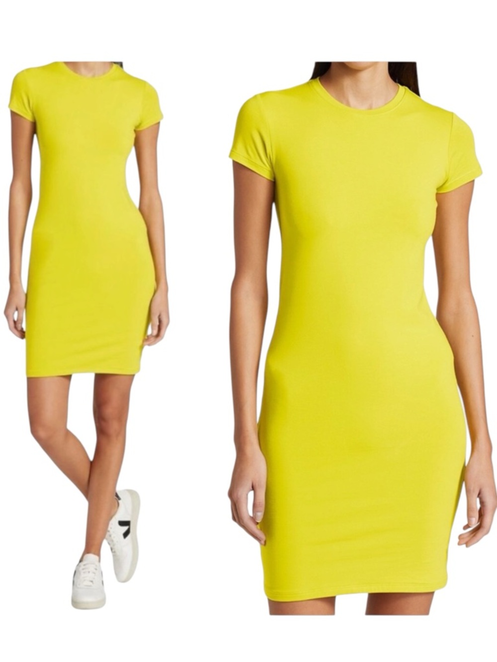 ATM Anthony Thomas Melillo Pima Cotton Jersey T-Shirt Dress- NWT